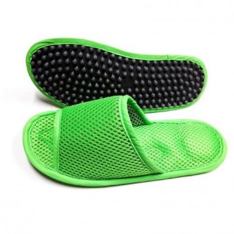 Массажные детские тапочки Салатовые