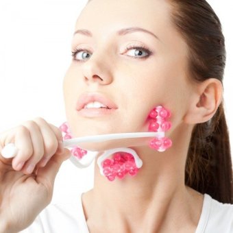 Массажер для лица роликовый (Молодость-ПРО)