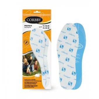 Ортопедические Антибактерицидные демисезонные стельки Protect Corbby Ортопедические Антибактерицидные демисезонные стельки Protect Corbby