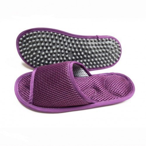 Массажные детские тапочки Фиолетовые Массажные детские тапочки Фиолетовые