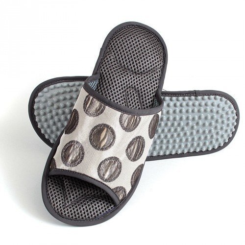 Массажные тапочки  Серебреные Шары