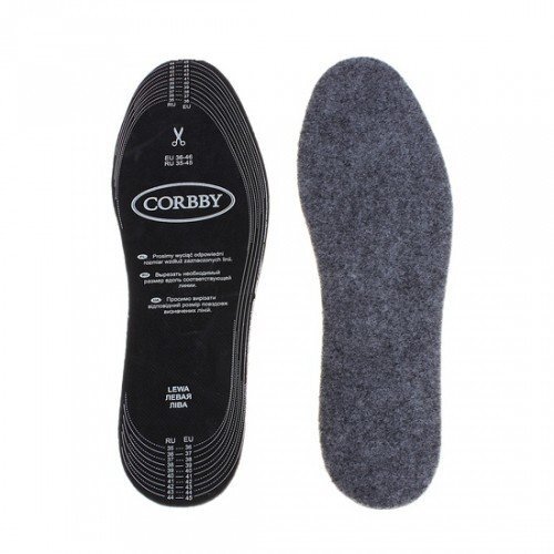 Ортопедические Стельки зимние универсальные Corbby Felt