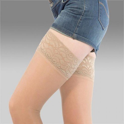 Чулки антиварикозные I класс компрессии (18-22 мм рт.ст.) (телесный)